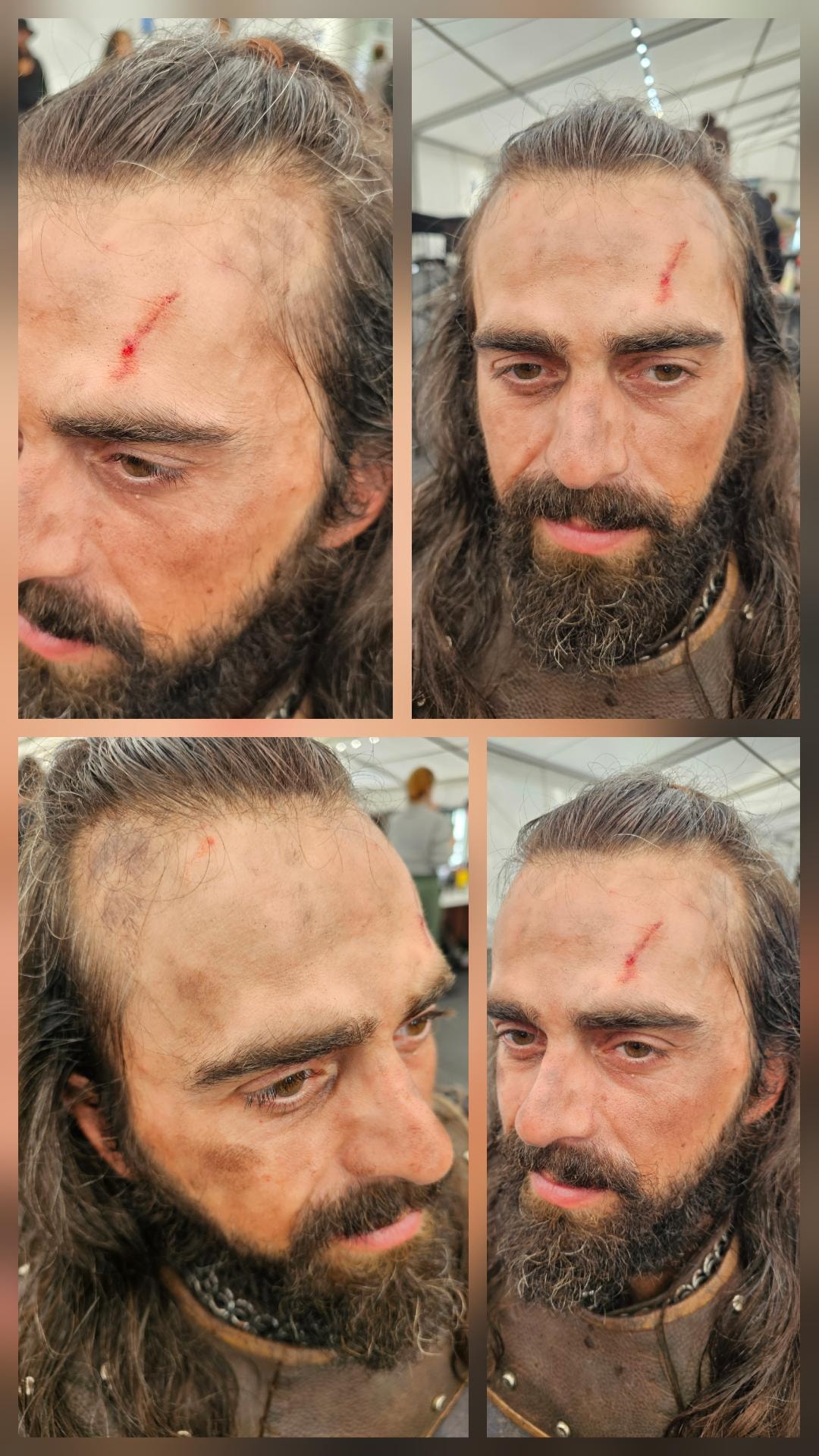 House of the Dragon S3 — warrior crowd makeup, battle scarring