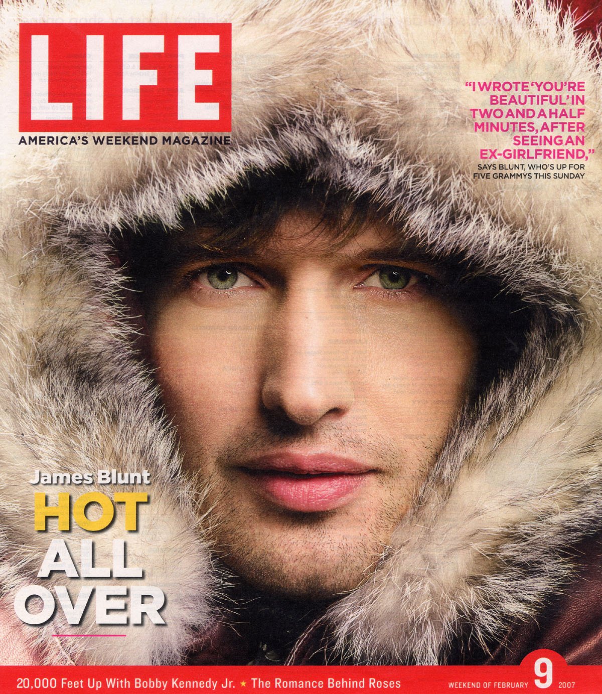 James Blunt — LIFE Magazine Cover